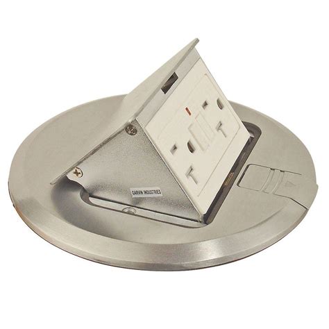 garvin pop up electrical outlet floor box kits|Garvin Pop.